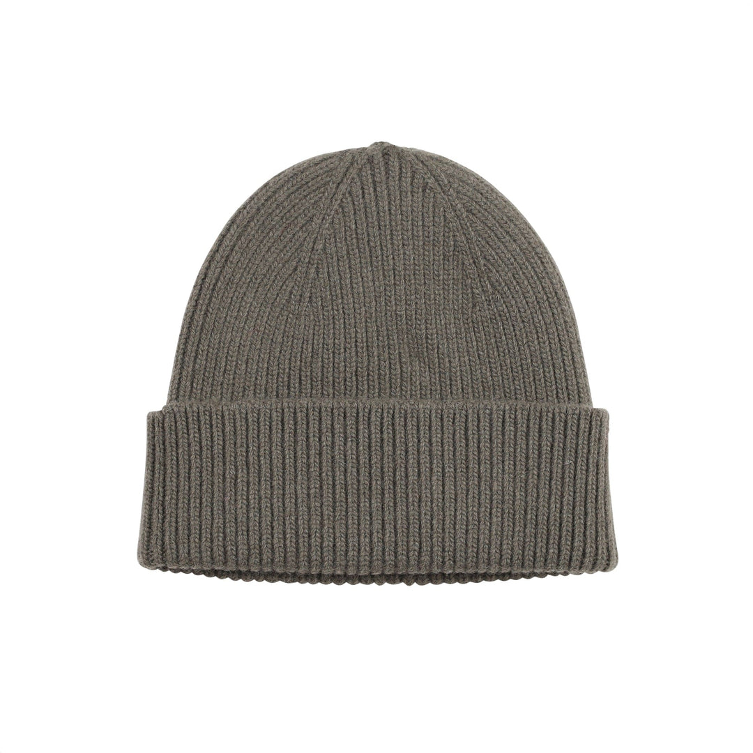Merino Wool Beanie Dusty Olive - LOKK