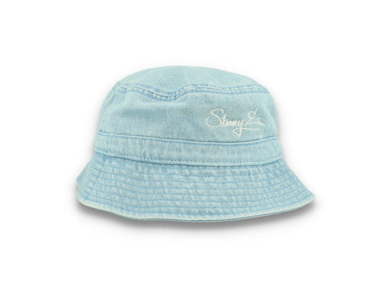 Skinny E Bucket Hat Light Denim - LOKK