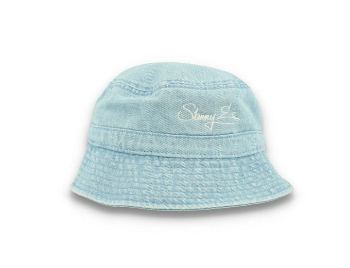 Skinny E Bucket Hat Light Denim - LOKK