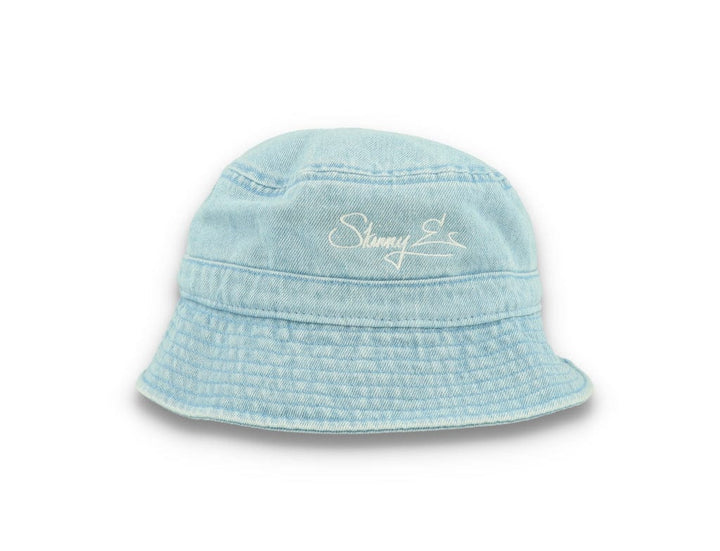 Skinny E Bucket Hat Light Denim - LOKK