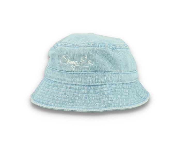 Skinny E Bucket Hat Light Denim - LOKK