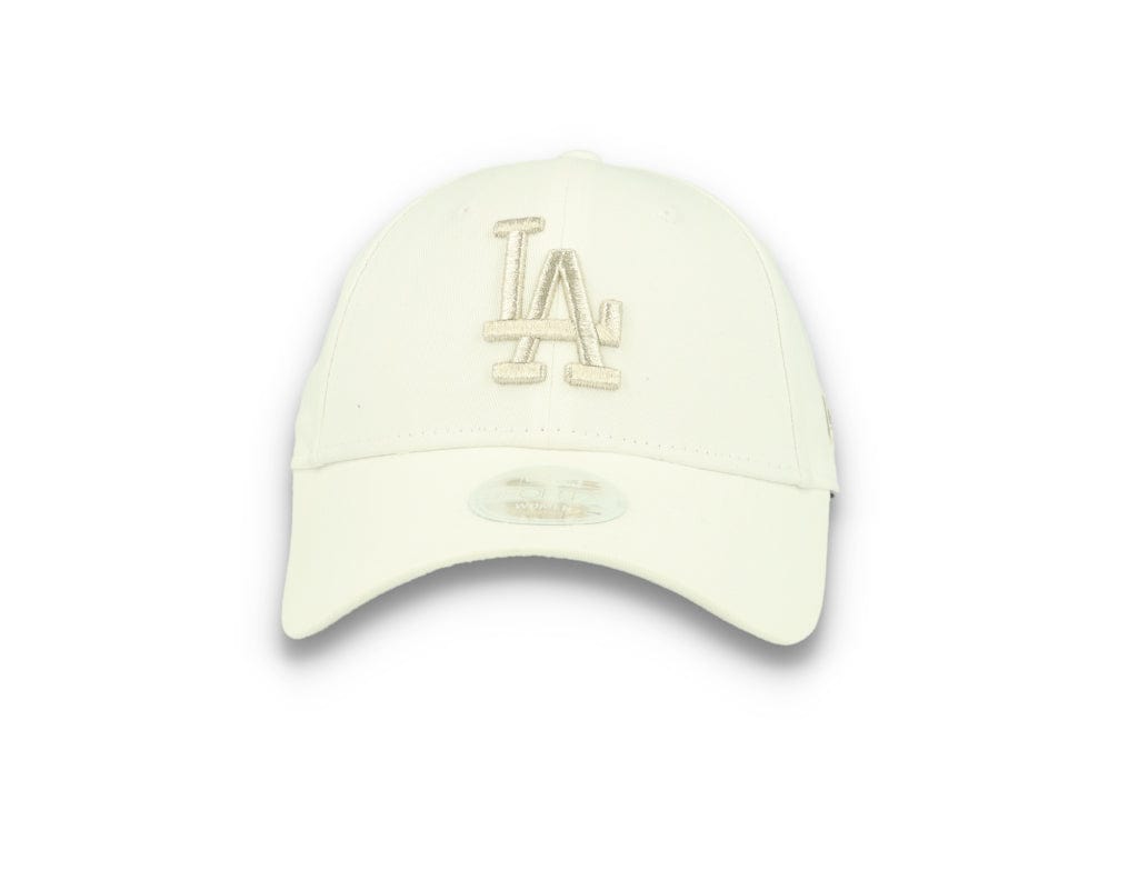 9FORTY Womens Metallic Logo LA Dodgers White