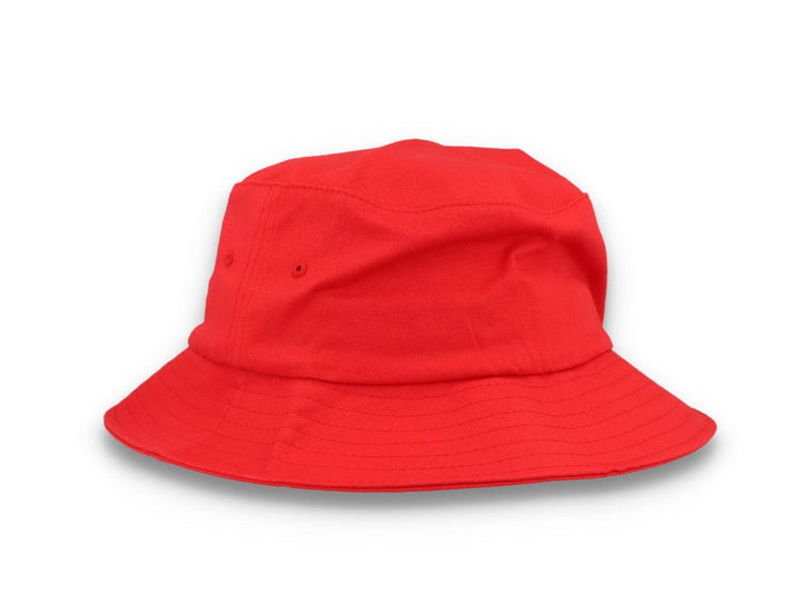 Skinny E Bucket Hat Red/White - LOKK