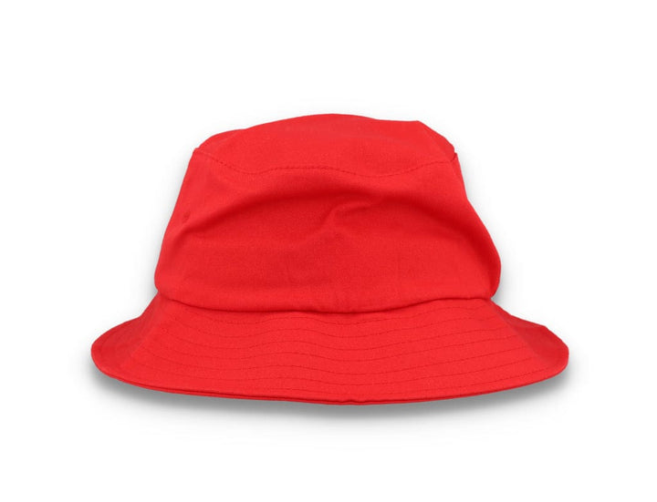 Skinny E Bucket Hat Red/White - LOKK