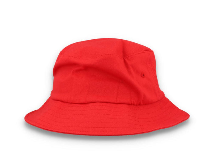 Skinny E Bucket Hat Red/White - LOKK