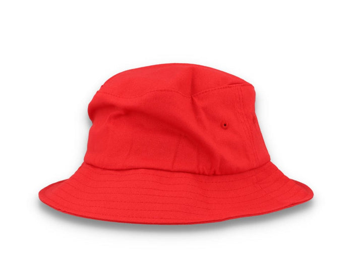 Skinny E Bucket Hat Red/White - LOKK