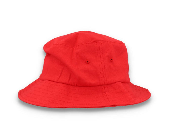 Skinny E Bucket Hat Red/White - LOKK