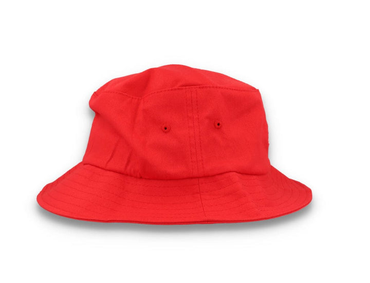 Skinny E Bucket Hat Red/White - LOKK