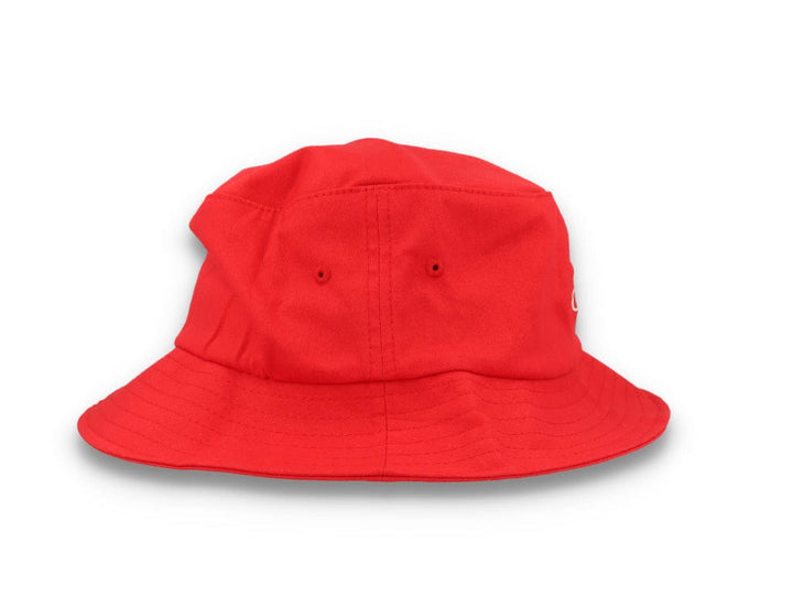 Skinny E Bucket Hat Red/White - LOKK