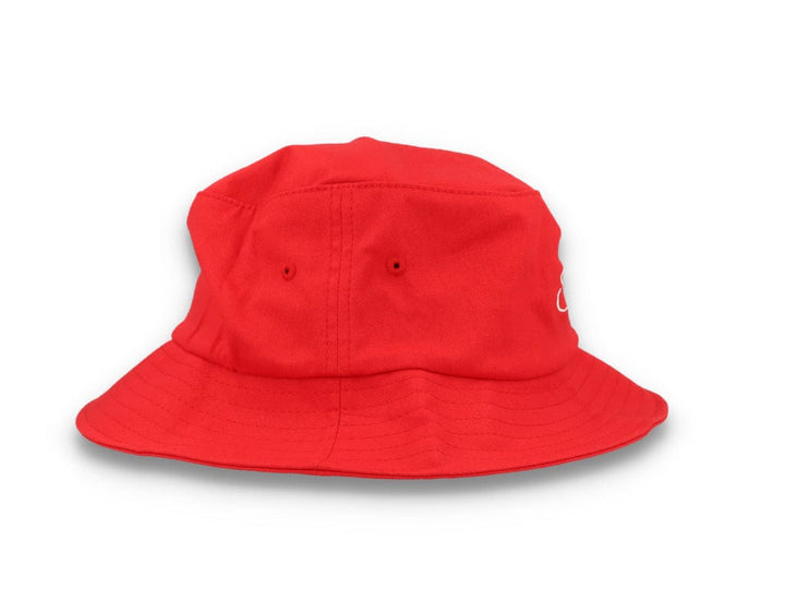 Skinny E Bucket Hat Red/White - LOKK