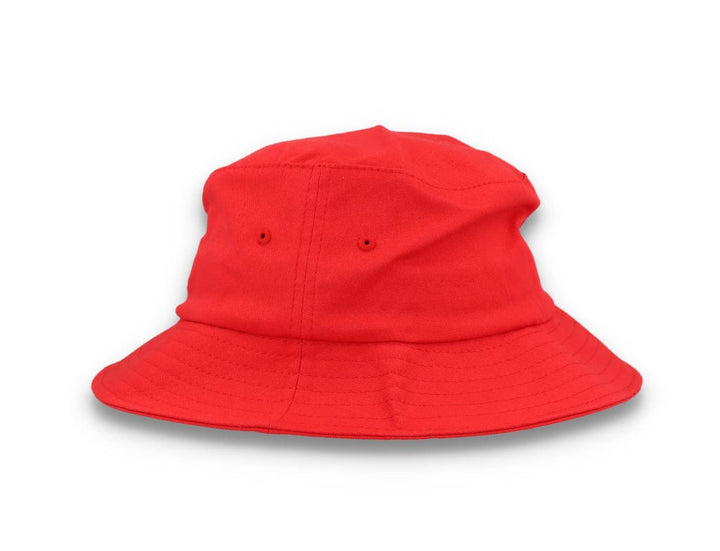 Skinny E Bucket Hat Red/White - LOKK