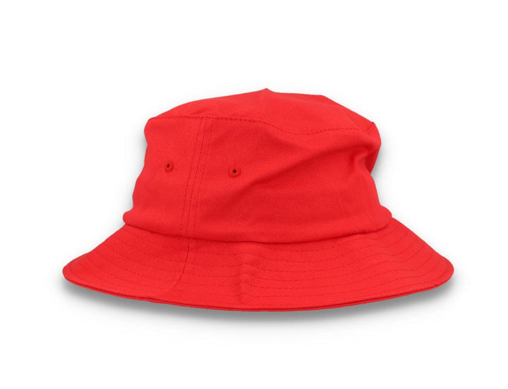 Skinny E Bucket Hat Red/White - LOKK