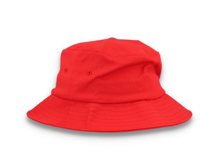 Skinny E Bucket Hat Red/White - LOKK