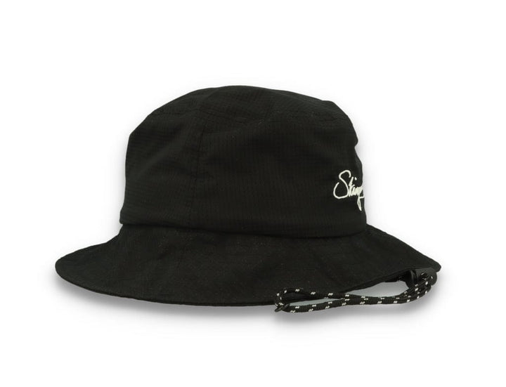 Skinny E Bucket Hat Tech Black - LOKK