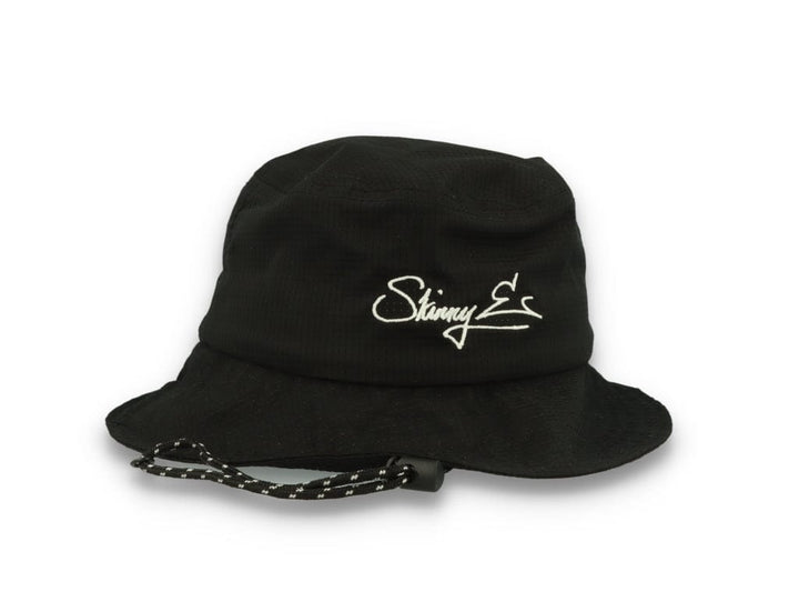 Skinny E Bucket Hat Tech Black - LOKK