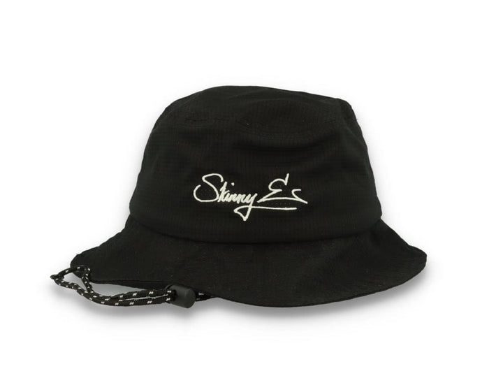 Skinny E Bucket Hat Tech Black - LOKK
