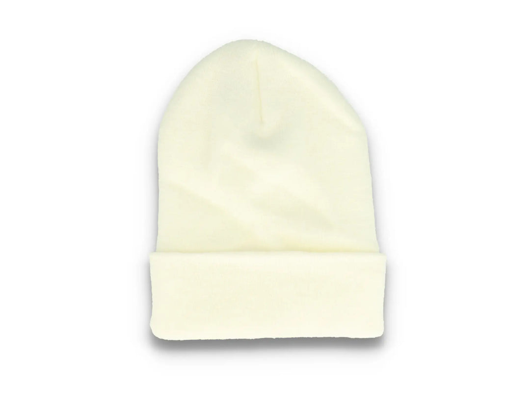 Flexfit Heavyweight Long Beanie 1501KC White - LOKK