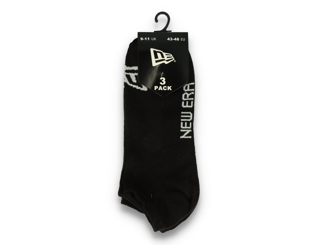 Flag Sneaker Sock 3-Pack Black - LOKK