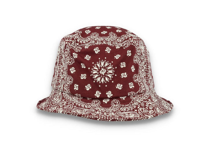 Bucket Hat Bandana Print Cherry/White 5003BP - LOKK