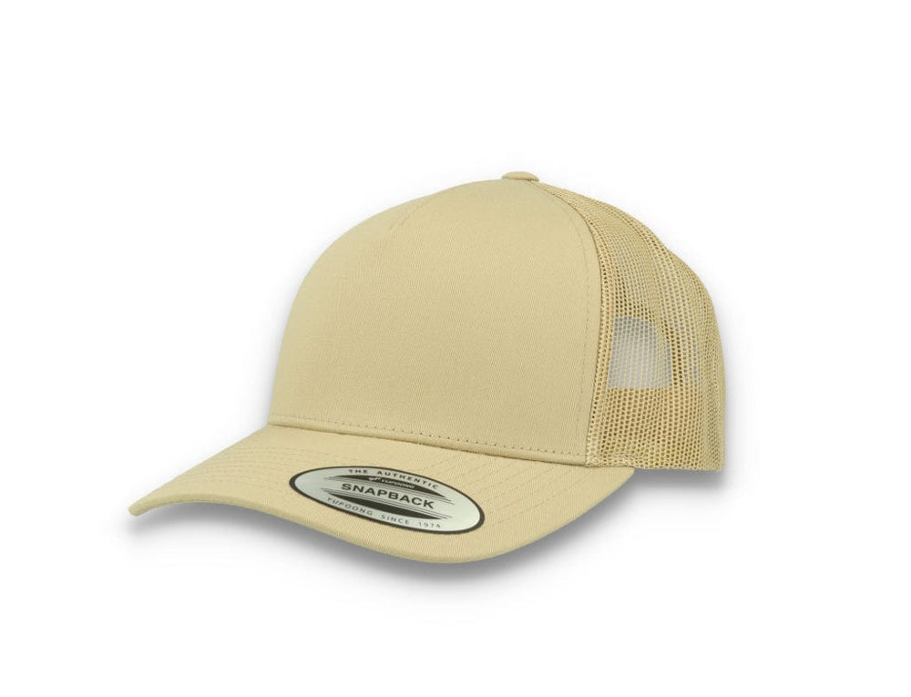 Trucker Cap Khaki 5-Panel Retro Trucker 6506 - LOKK
