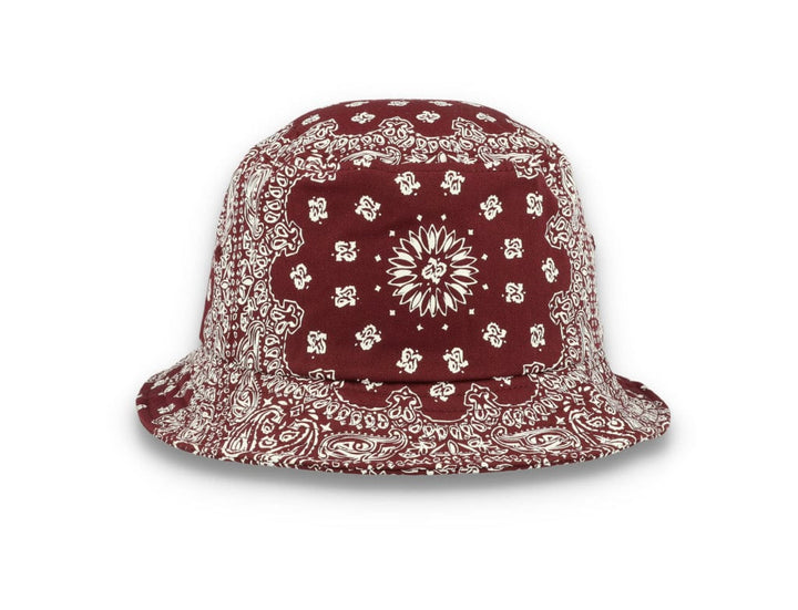 Bucket Hat Bandana Print Cherry/White 5003BP - LOKK