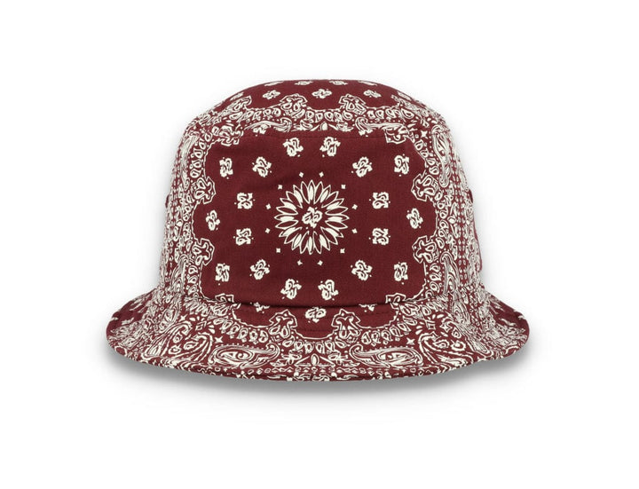 Bucket Hat Bandana Print Cherry/White 5003BP - LOKK