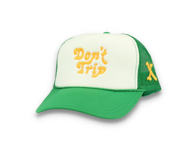 Trucker Cap Free & Easy X Party Shirt Don't Trip White/Green