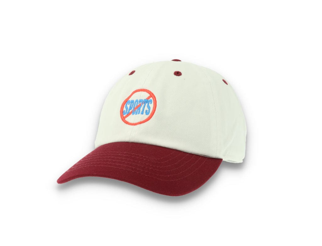 Playdude Sports 6-Panel Hat Cranberry - LOKK