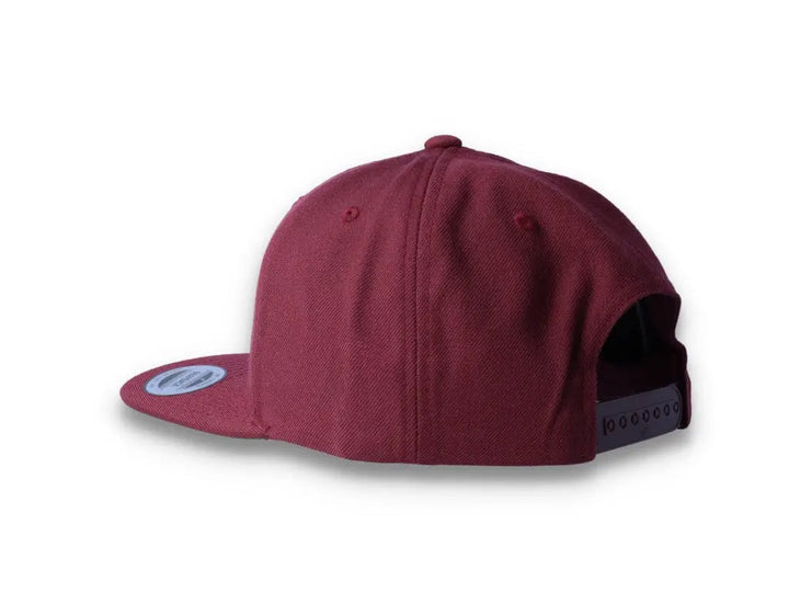 Maroon Snapback Cap - Yupoong 6089M - LOKK