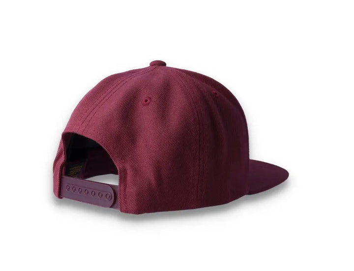 Maroon Snapback Cap - Yupoong 6089M - LOKK