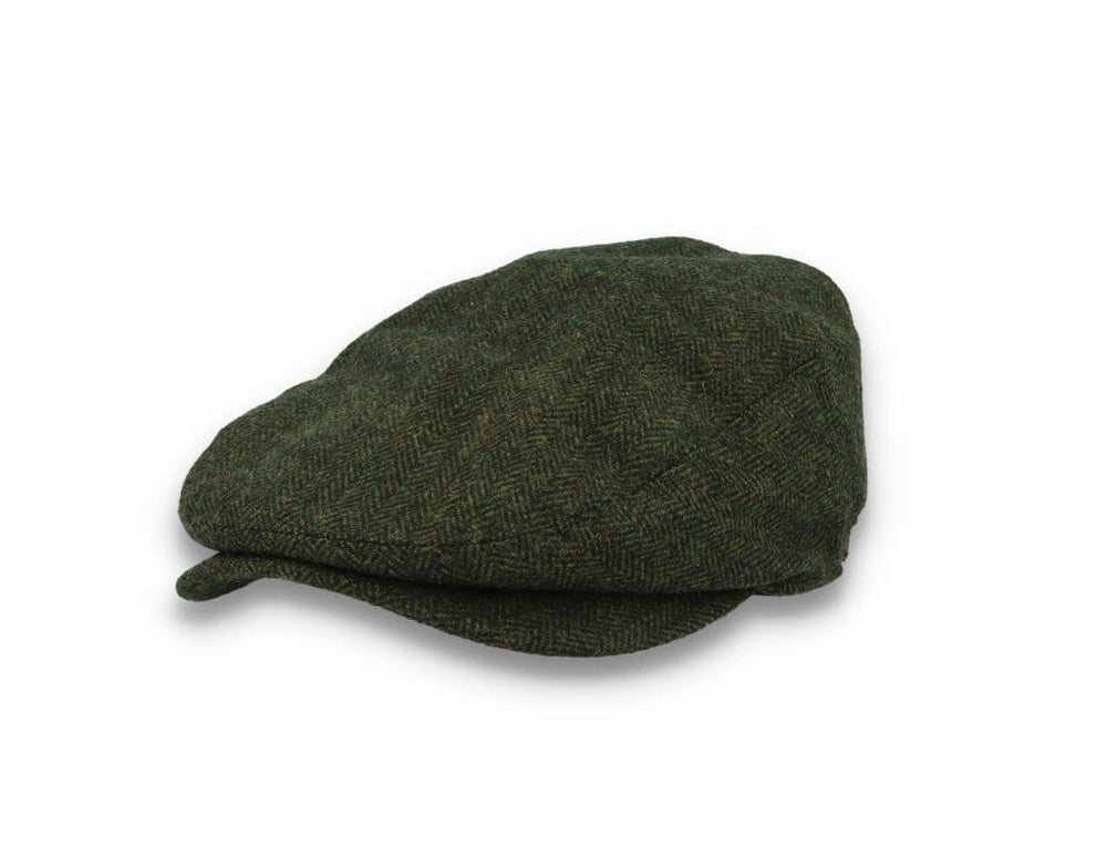 Barbour Barlow Flat Cap Olive - LOKK