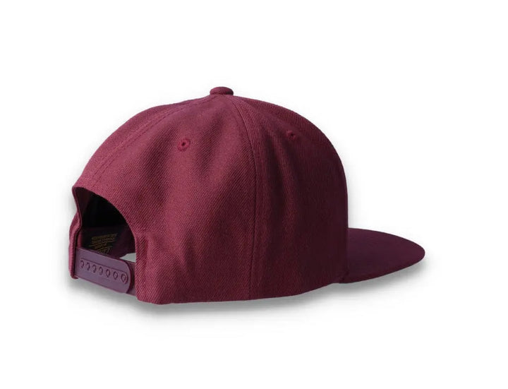 Maroon Snapback Cap - Yupoong 6089M - LOKK