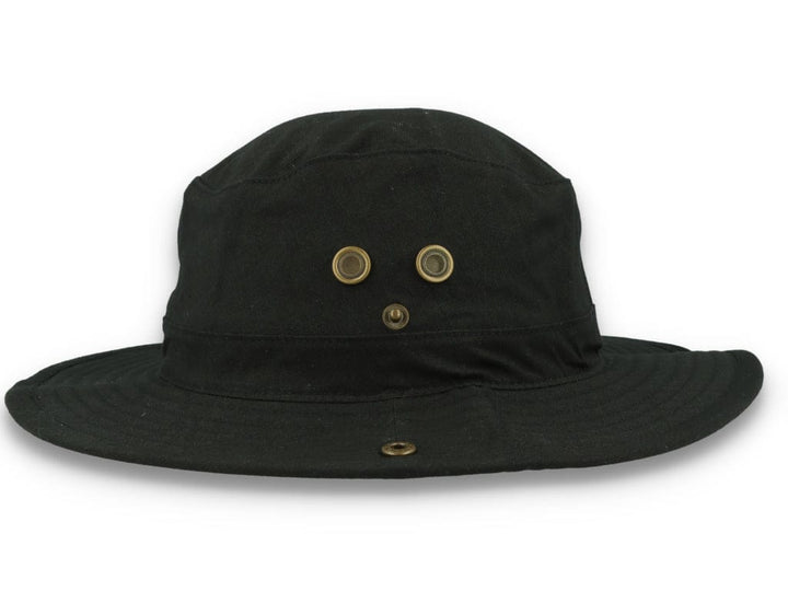 Yupoong Angler Hat 5004AH Black - LOKK
