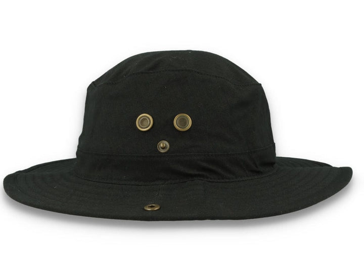 Yupoong Angler Hat 5004AH Black - LOKK