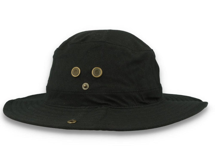 Yupoong Angler Hat 5004AH Black - LOKK