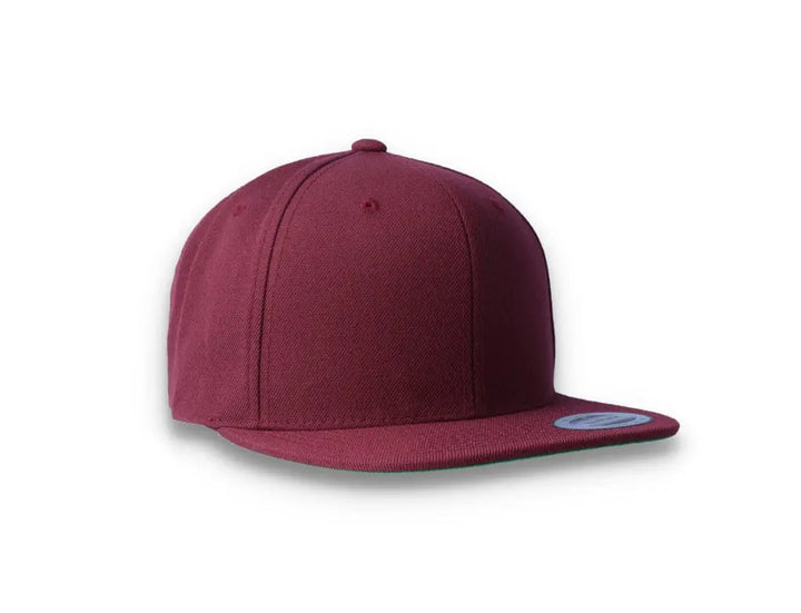 Maroon Snapback Cap - Yupoong 6089M - LOKK