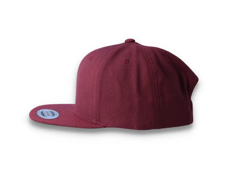 Maroon Snapback Cap - Yupoong 6089M - LOKK
