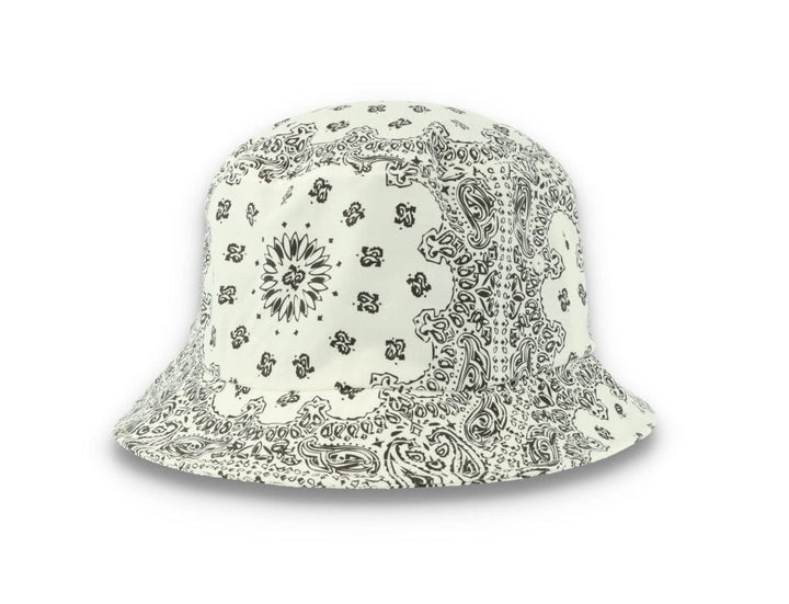 Bucket Hat Bandana Print White 5003BP - LOKK