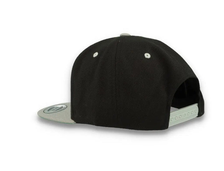 Yupoong Classic Snapback 6089MT Black/Silver Grey - LOKK
