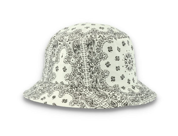 Bucket Hat Bandana Print White 5003BP - LOKK