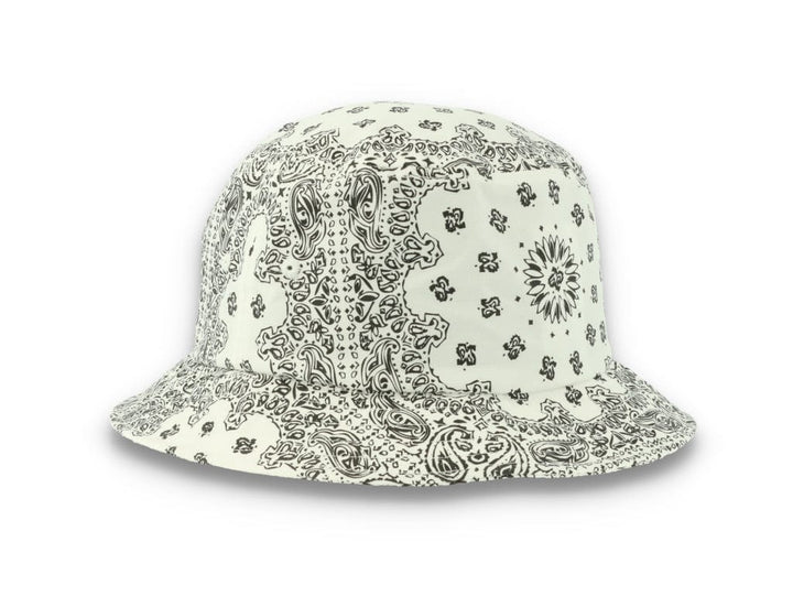 Bucket Hat Bandana Print White 5003BP - LOKK