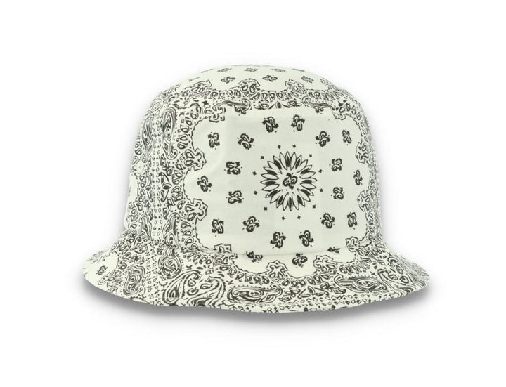 Bucket Hat Bandana Print White 5003BP - LOKK