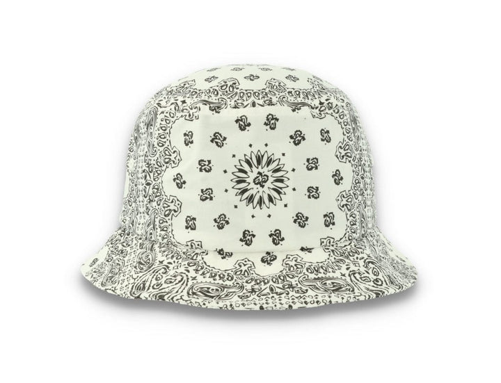 Bucket Hat Bandana Print White 5003BP - LOKK