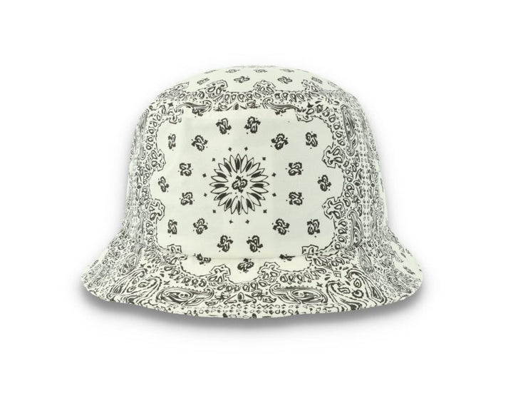 Bucket Hat Bandana Print White 5003BP - LOKK