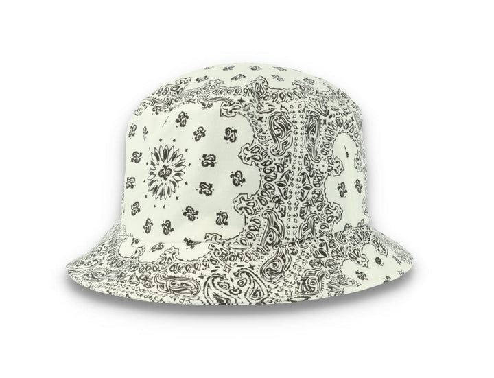 Bucket Hat Bandana Print White 5003BP - LOKK