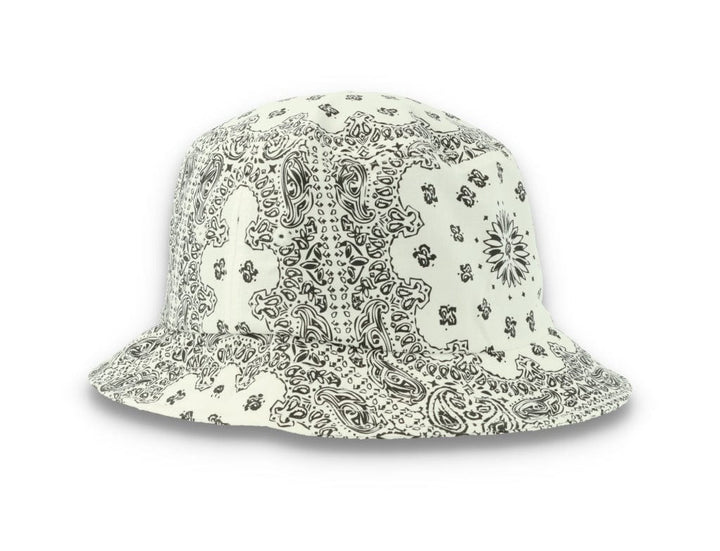 Bucket Hat Bandana Print White 5003BP - LOKK