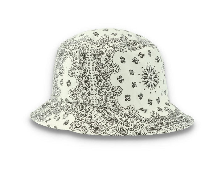 Bucket Hat Bandana Print White 5003BP - LOKK
