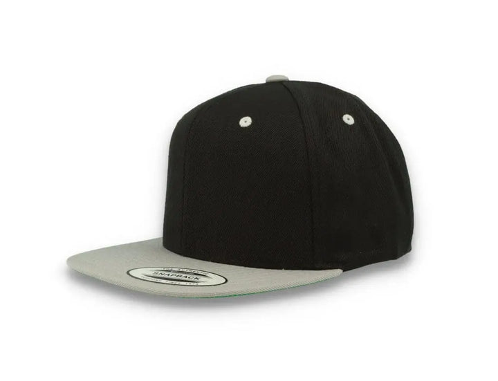Yupoong Classic Snapback 6089MT Black/Silver Grey - LOKK