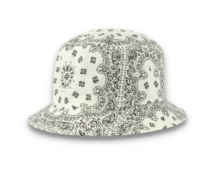 Bucket Hat Bandana Print White 5003BP - LOKK