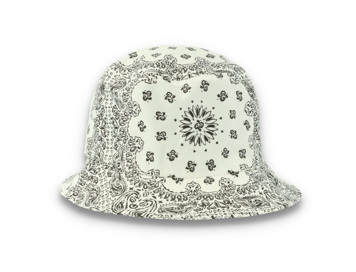 Bucket Hat Bandana Print White 5003BP - LOKK